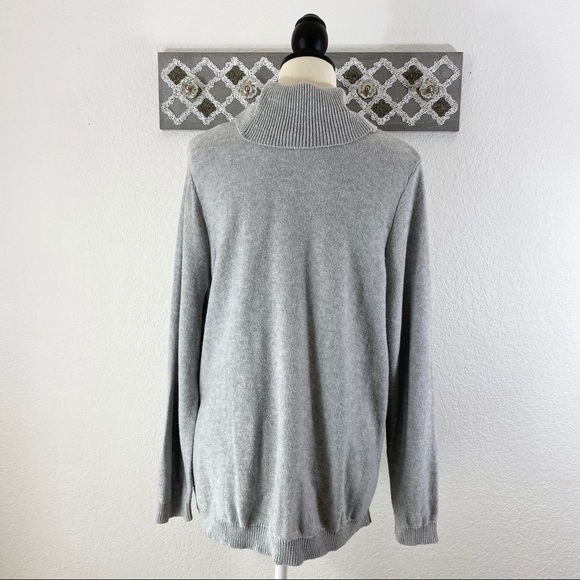 Chico’s Cowl Neck Sweater, Size 3 (XL/16) - Picture 7 of 9